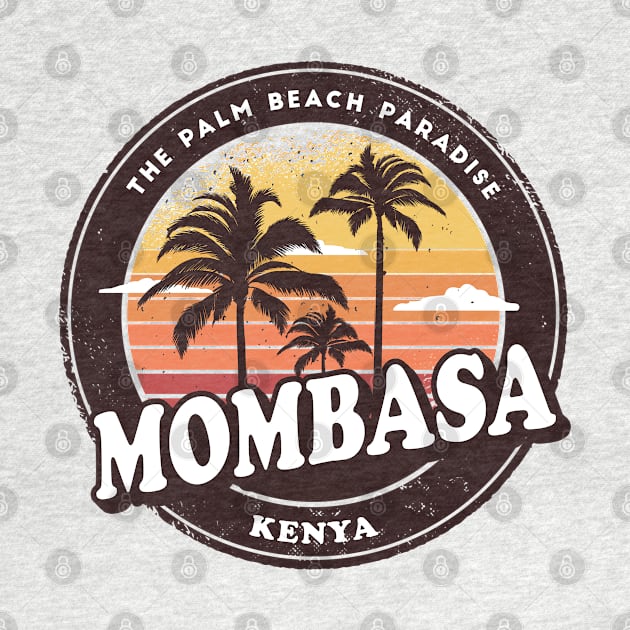 Mombasa Kenya Vintage Beach Design by Lars8300